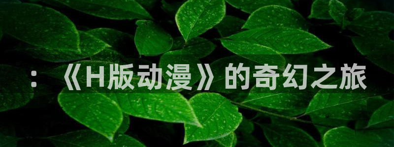 91动漫图片：：《H版动漫》的奇幻之旅